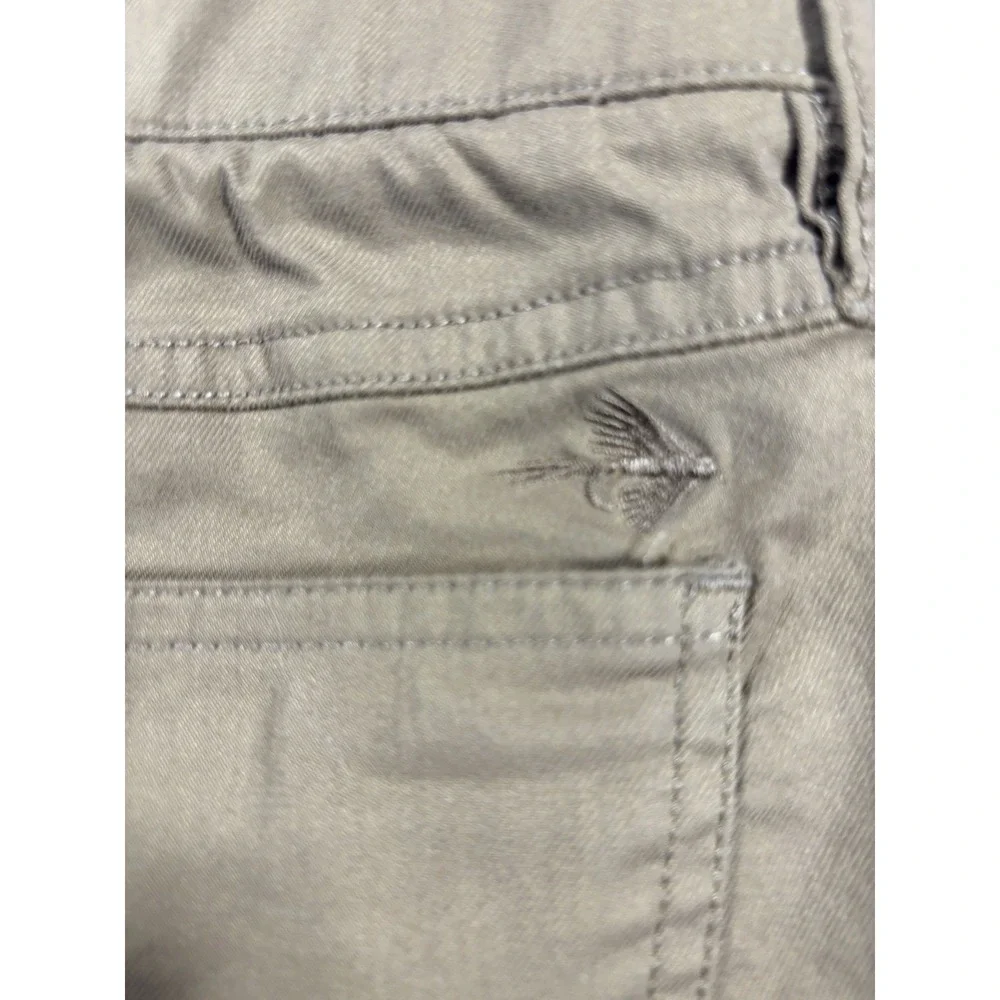 Orvis Tech Chino Pants Mens 36x32 Tan Water Repellent Stretch 5 Pocket
